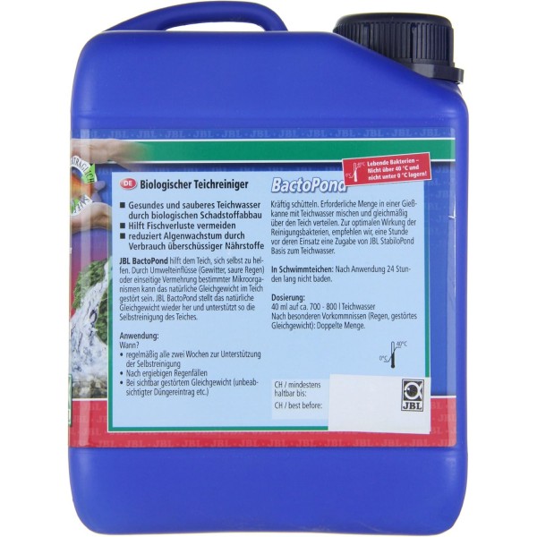 JBL Bacto Pond 27328 생물 연못 세정제 2.5L 2.5L