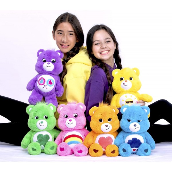 Care Bears 22087 14인치 중형 플러시 펀샤인 베어, 수집 가능한 귀여운 플러시 장난감, 어린이를 위한 꼭 껴안고 싶은 장난감, 소녀와 소년을 위한 부드러운 장난감, 4세 이