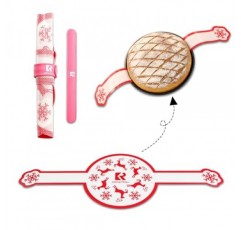KitchenRaku 네덜란드 오븐 빵용 실리콘 베이킹 매트 베이킹 시트용 붙지 않는 실리콘 매트 - 반죽을 더 쉽게 옮길 수 있는 긴 손잡이 - 실리콘 슬랩 손목 밴드 - 8.1