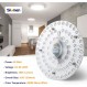 9 "40W 85 ~ 265V 3800LM 4500K 웜 화이트, 천장 팬 조명용 LED 조명 엔진 개조 키트, 플러시 마운트 천장 조명, 펜던트 랜턴 정원 조명 교체 업그레이드용 LED 조명 보드 패널 4500