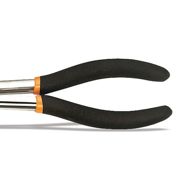 Beta 1474DL 스파크 플러그 커넥터 플라이어(이중 PVC 코팅 처리된 손잡이, 견고한 소재, 길이: 27.5cm, 무게: 310g, 색상: 은색/검정색)