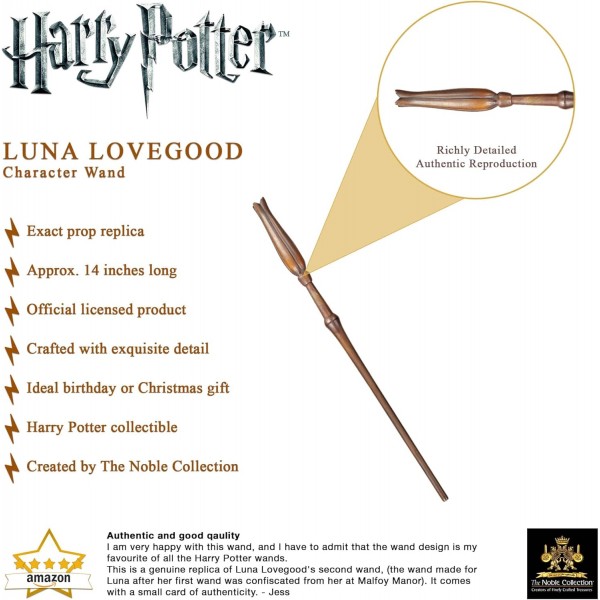 더 노블 컬렉션 Luna Lovegoods Zauberstab