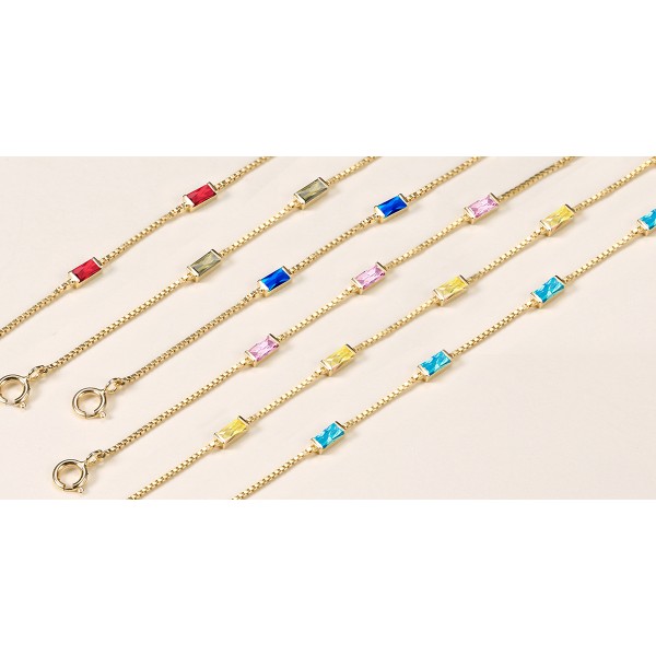 LOUISA SECRET 골드 팔찌 여성용 925 스털링 실버 14k 골드 도금 지르코니아 팔찌 여성용 조절 가능 팔찌 발렌타인 데이 어머니의 날 여자 친구 엄마를 위한 생일 크리스마