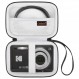 Kodak PIXPRO 친화적 줌 FZ55 / FZ45 / FZ53 16MP 디지털 카메라용 Canboc 하드 케이스, SD 카드에 맞는 메쉬 포켓, USB 충전 어댑터, USB 케이블, 블랙