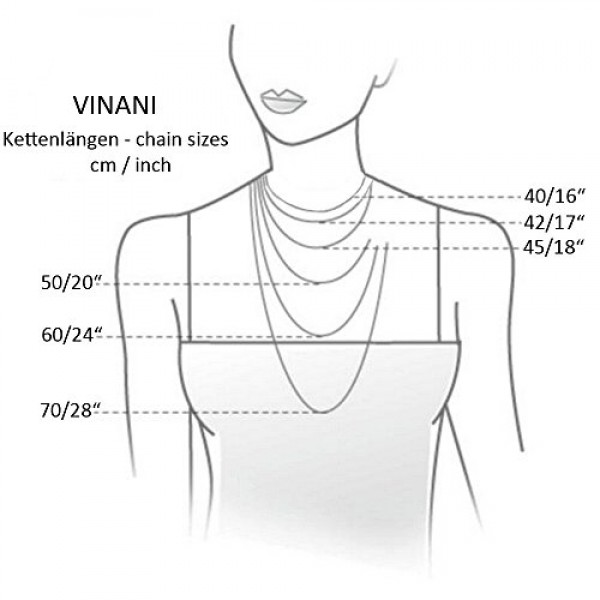 Vinani Italy 2AMG-S00 펜던트 얽힌 우아한 곡선 브러시드 스네이크 체인 925 스털링 실버