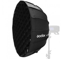 Godox AD-S65W 휴대용 우산 소프트박스 25.6인치/65cm Godox 마운트 AD400Pro AD300Pro 플래시 모노라이트 및 ML60 ML60Bi ML30 ML30Bi LED 비디오 조명(흰색 내부)과 호환 가능