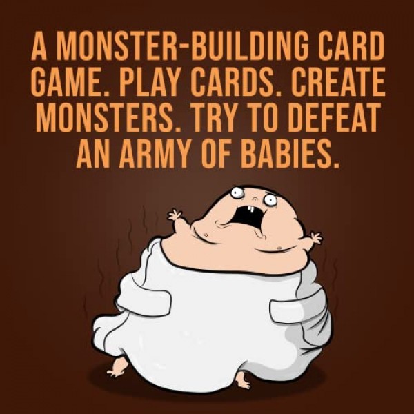 Exploding Kittens의 Bears vs Babies - A Monster-Building- Family-Friendly Party Games - 성인, 청소년 및 어린이를 위한 카드 게임