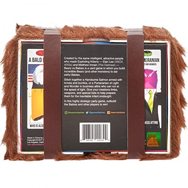 Exploding Kittens의 Bears vs Babies - A Monster-Building- Family-Friendly Party Games - 성인, 청소년 및 어린이를 위한 카드 게임