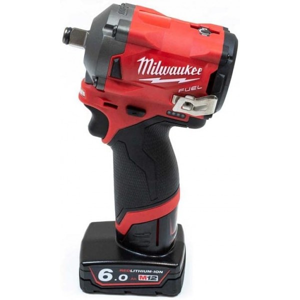 Milwaukee M12 FIWF12-622X Fuel™ 임팩트 렌치 세트, 12V, 1 x 2.0Ah 및 1 x 6.0Ah 리튬 이온
