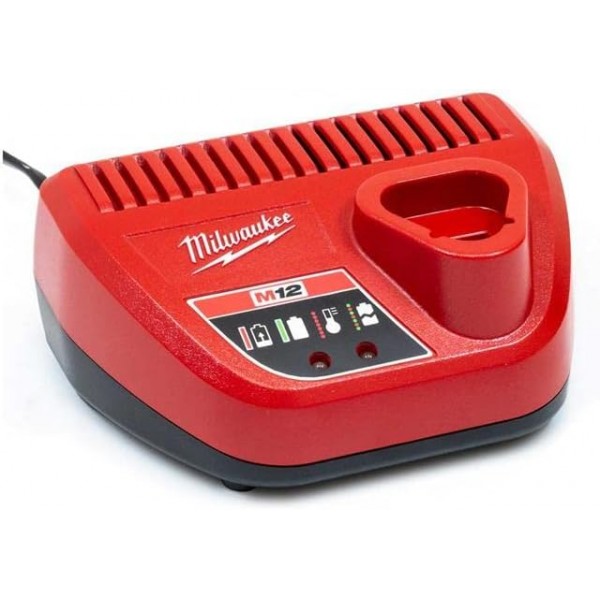 Milwaukee M12 FIWF12-622X Fuel™ 임팩트 렌치 세트, 12V, 1 x 2.0Ah 및 1 x 6.0Ah 리튬 이온