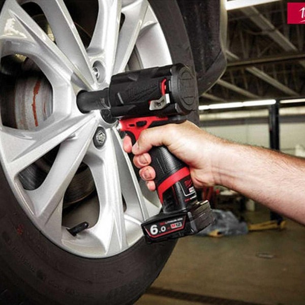 Milwaukee M12 FIWF12-622X Fuel™ 임팩트 렌치 세트, 12V, 1 x 2.0Ah 및 1 x 6.0Ah 리튬 이온