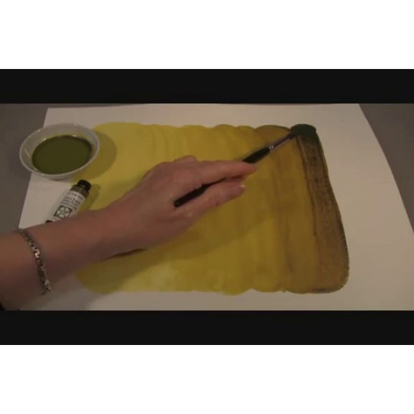 DANIEL SMITH 엑스트라 파인 수채화 15ml 페인트 튜브, 리치 그린 골드, 0.5 Fl Oz (1 팩)