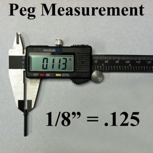 WE Games 표준 금속 크리비지 페그 및 벨벳 파우치 - 6개 세트(황동 3개, 은 3개)