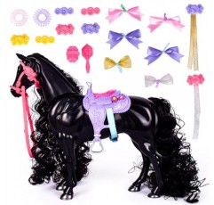 Glam-R-Ranch Raven Dream - 액세서리가 포함된 말 장난감
