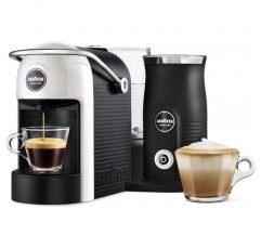 Lavazza A Modo Mio Jolie & 우유 커피 머신, 우유 거품기 포함, 흰색 : Amazon.co.uk: 가정 및 주방
