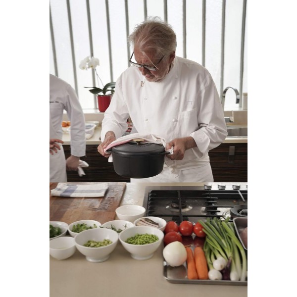 Tefal Pierre Gainire Heritage 캐서롤, 주철, 원형, 19cm/2.2L, 인덕션, E2230204, 블랙 19cm/2.2L 원형