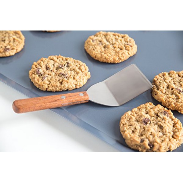 Fox Run - 5341 Fox Run 쿠키/브라우니 주걱, 1 x 2.25 x 7인치, 스테인레스 스틸/목재