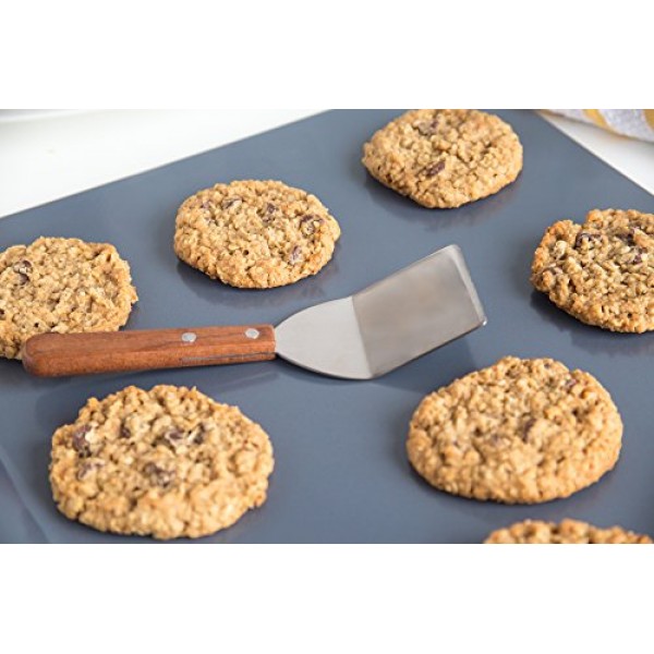 Fox Run - 5341 Fox Run 쿠키/브라우니 주걱, 1 x 2.25 x 7인치, 스테인레스 스틸/목재