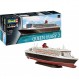 Revell 05231 1:700 Queen Mary 2 True to the Original 고급 모델 키트, 도색되지 않음, 미디엄