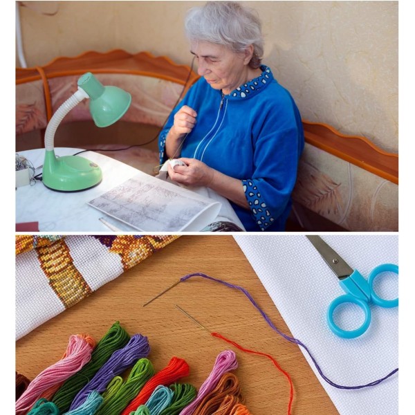 HKLIOPU 성인 크로스 스티치 키트 11 CT 인쇄 크로스 스티치 키트 양각 자수 키트 성인 벽 예술 홈 장식 16 