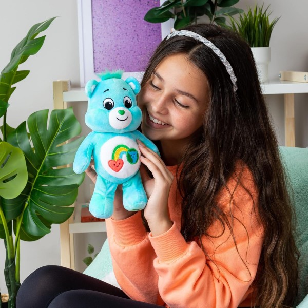 Care Bears 22018 22cm 중형 플러시 I, 수집 가능한 귀여운 플러시 장난감, 어린이를 위한 꼭 껴안고 싶은 장난감, 소녀와 소년을 위한 부드러운 장난감, 4세 이상의 소녀와 