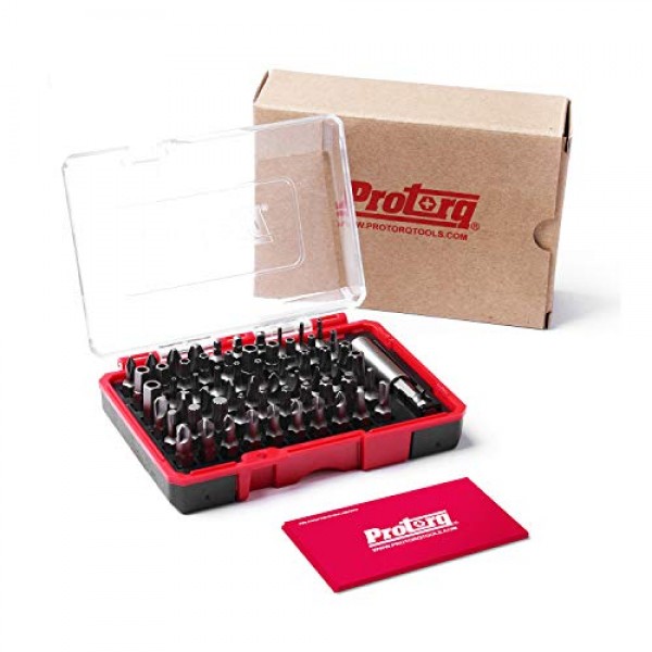 고품질 보안 비트 세트, 61피스, S2 강철, 강화 방지 비트, 가정용 전자 제품, 차량, 군용, 항공우주 응용 분야용