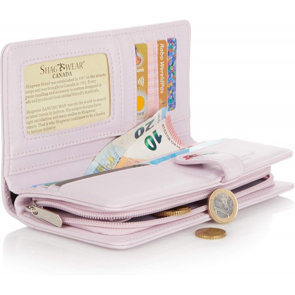 Shagwear ® 지갑 여성 지갑 여아 bifold multicolor 지갑 디자인: (Playful Kittens Pink/Playful Kittens Pink) Playful Kittens Pink Playful Kittens Pink