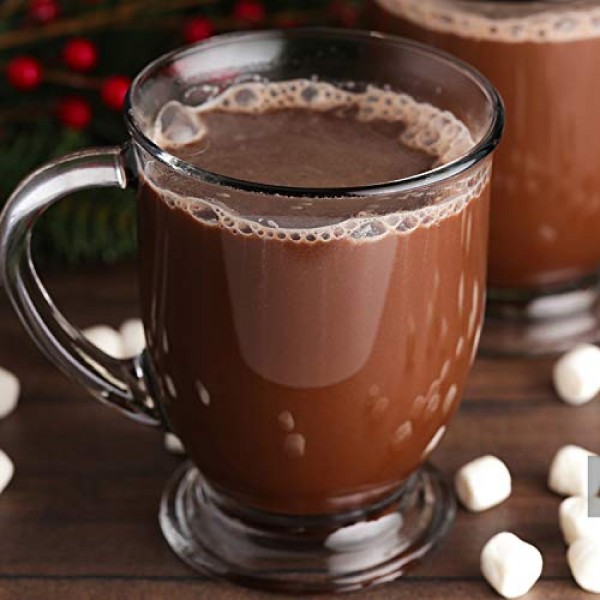 15온스/450ml 유리 커피 머그 투명 커피 컵(손잡이 포함)은 라떼, 카푸치노, 에스프레소 커피, 차 및 뜨거운 음료에 적합하며 6개 세트