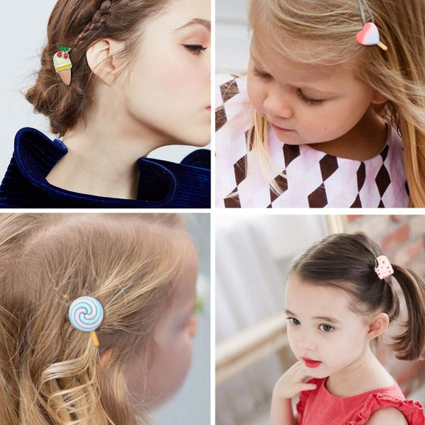 Sunnyclue 1 상자 50pcs 아이스크림 수지 매력 카보 숑 롤리팝 수지 점액 매력 혼합 색상 플랫 백 수지 버튼 카보 숑 액세서리 장식품 DIY Scrapbooking 공예 장식