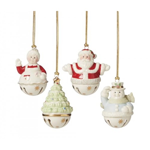 레녹스 894794 징글벨 장식, 4개 세트