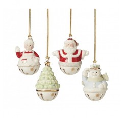 레녹스 894794 징글벨 장식, 4개 세트