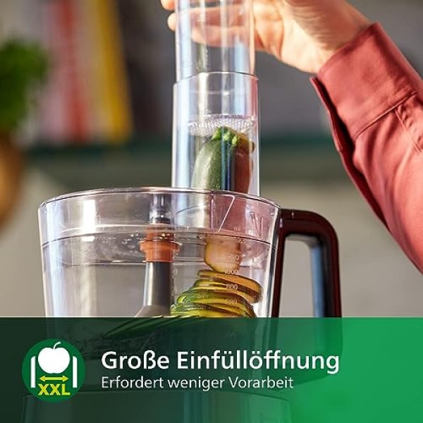 필립스 Daily Collection 푸드 프로세서(2-in-1 커팅 디스크), 블랙