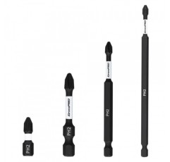 GrenPRO 스크루드라이빙 전원 비트 PH2-1IN+2IN+3.5IN+6IN 4개 자기 필립스 #2 인서트 비트 S2 강철 미끄럼 방지 긴 스크루드라이버 비트 세트 1/4인치 육각 섕크 임팩트 터프 나