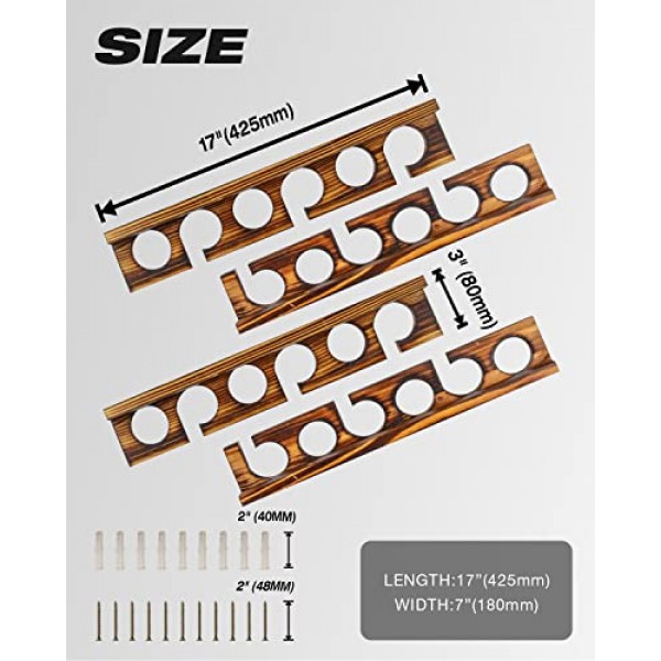 Ghosthorn은 최대 12개의 막대를 보유합니다. 낚싯대 막대 랙 벽 또는 천장에 장착된 낚싯대 막대 홀더 차고 보관 주최자 낚시 장비 장비 남성 여성을 위한 선물