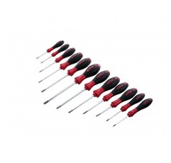 Wiha 36267 12피스 T5-T40 Torx 드라이버 세트(소프트 마감 처리)