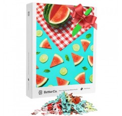 BetterCo. 인생이 당신에게 멜론 퍼즐을 줄 때 - 여름 수박 피크닉 퍼즐 - 성인을 위한 1000피스 직소 퍼즐