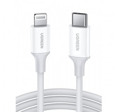 UGREEN USB C-라이트닝 케이블 - 3FT MFi 인증 PD 고속 충전 라이트닝 코드 iPhone 14/14 Pro, iPhone 13/13 Pro, iPhone 12/12 Pro, iPhone 11, MacBook, iPad, AirPods Pro와 호환 가능