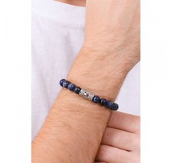 Tommy Hilfiger 32022355 남성용 팔찌 스테인레스 스틸, 23가지 컬러 스톤 포함