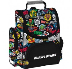 Schoolbag Brawl Stars 인체 공학적 가방 필통 체육관 가방 스포츠 가방 벨트 가방 지갑 연습장 초등학생용 6개 세트. 초등학교 1학년부터 적합하다.