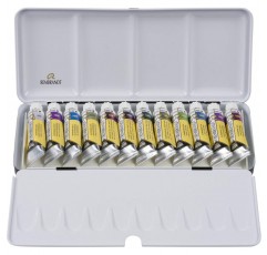 Rembrandt Royal Talens 워터 컬러 박스 특수 효과 12 Tuben a 10 ml Aquarellfarben