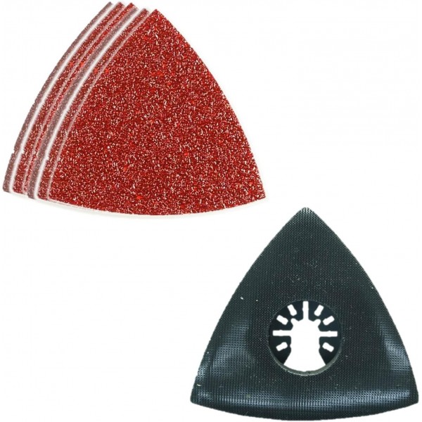 42 x TopsTools FAKA42SK 패스트 핏 샌딩 키트 Dewalt Stanley Black and Decker Bosch Fein(비 StarLock) Makita Milwaukee Parkside Ryobi Worx(Fast Change) Workzone Multitool 액세서리와 호환 가능