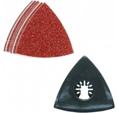 42 x TopsTools FAKA42SK 패스트 핏 샌딩 키트 Dewalt Stanley Black and Decker Bosch Fein(비 StarLock) Makita Milwaukee Parkside Ryobi Worx(Fast Change) Workzone Multitool 액세서리와 호환 가능