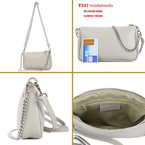 modamoda de - T237 - 이탈리아 가죽으로 제작된 스몰 숄더백