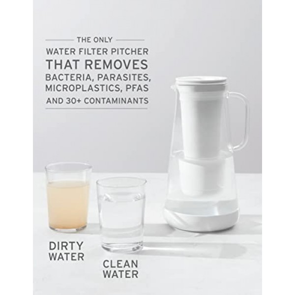 LifeStraw 홈 피처 BPA 프리 플라스틱 7컵 아쿠아