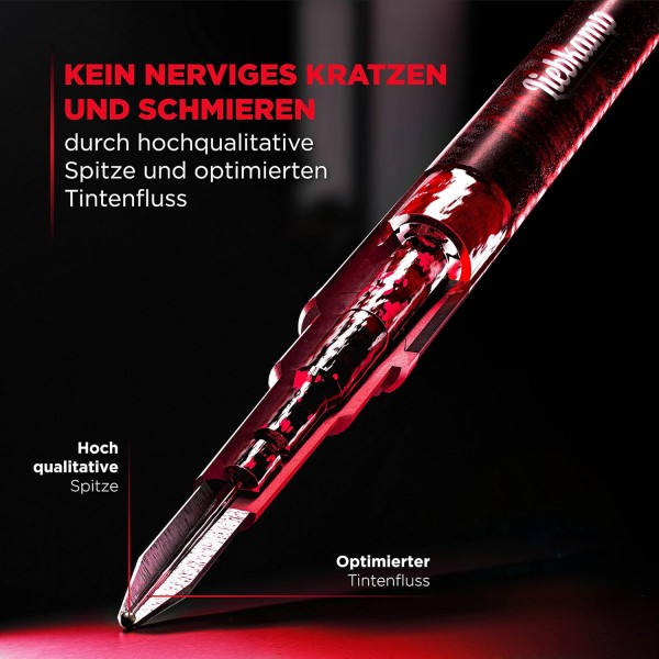 LIEBKAMP 리필 레드 0.7mm [12개입] Pilot Frixion, BIC Intensity, Eberhard Faber와 호환... | 지울 수 있는 | 지울 수 있는 수성펜