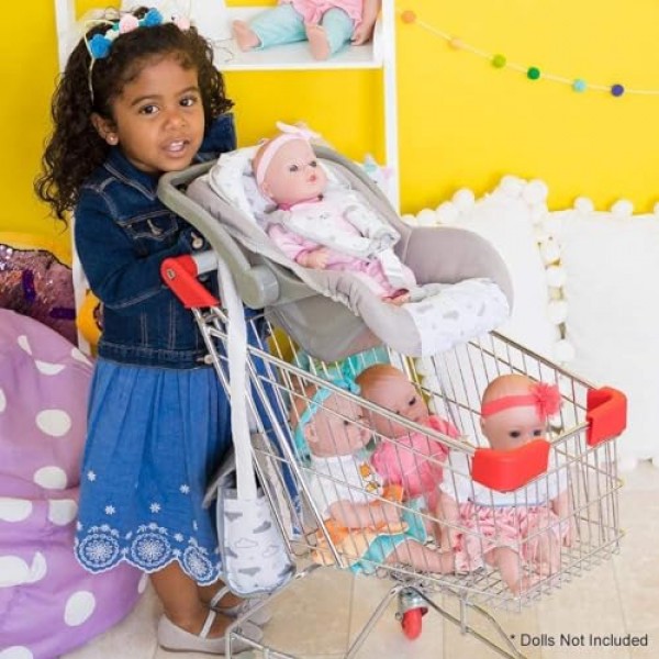 Adora Baby Doll 카시트 - Twinkle Stars 카시트 캐리어, 최대 20인치 인형에 적합, 성별 중립 디자인