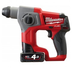 Milwaukee FUEL 무선 로터리 해머, M12CH/2.0 Ah HD 상자 포함