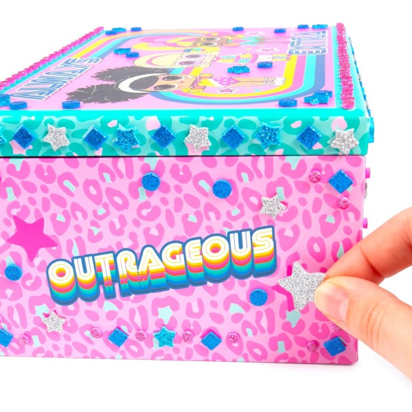 ㅋㅋㅋ. 놀라다! 42-0012/19 소녀들을 위한 나만의 주얼리 박스 꾸미기-LOL 서프라이즈, 10 x 20 x 15 센티미터