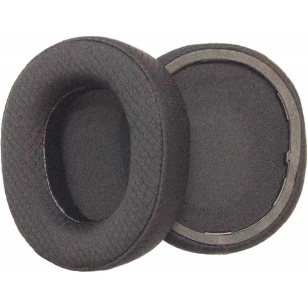 SteelSeries Arctis Nova Pro 무선 멀티 시스템 게임용 헤드셋, Nova Pro 무선용 블랙 클립 수리 통기성 천 이어컵 및 메모리 폼 천 이어패드용 Yaowanguan Nova Pro 무선 이어 패드 쿠
