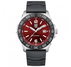 Luminox XS.3135 남성용 아날로그 스위스 쿼츠 무브먼트 시계, 고무 스트랩, 실버, 모던